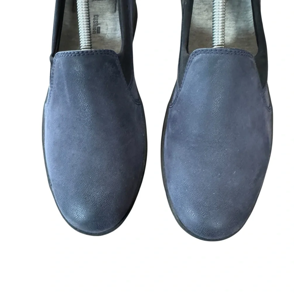 Cloudsteppers by Clark’s Size 8.5 Blue Slip On “Step Rose Moon” Wedge Shoes